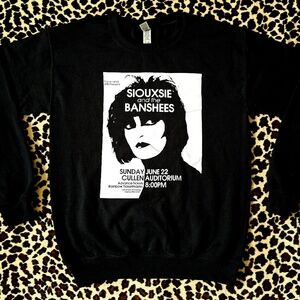 Siouxsie and The Banshees Vintage Flyer Crewneck Sweater